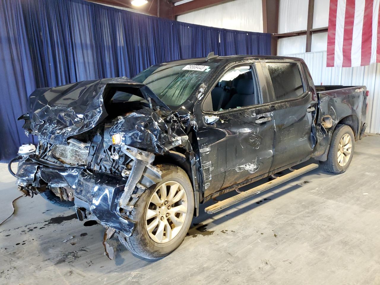 Image 1 of 2019 CHEVROLET SILVERADO K1500 CUSTOM 2019 with VIN 1GCUYBEF9KZ174893