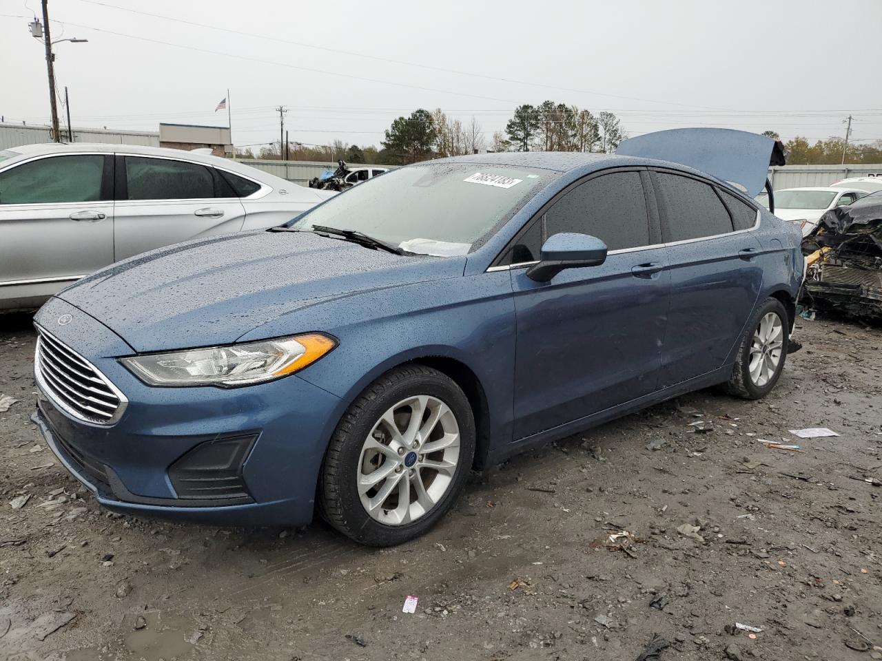 Изображение 1 2019 FORD FUSION SE 2019 с VIN 3FA6P0HD7KR203778