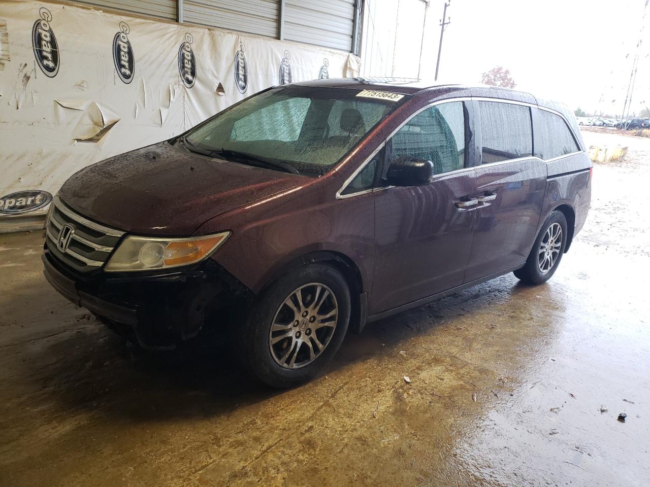 Image 1 of 2012 HONDA ODYSSEY EXL 2012 with VIN 5FNRL5H68CB065608