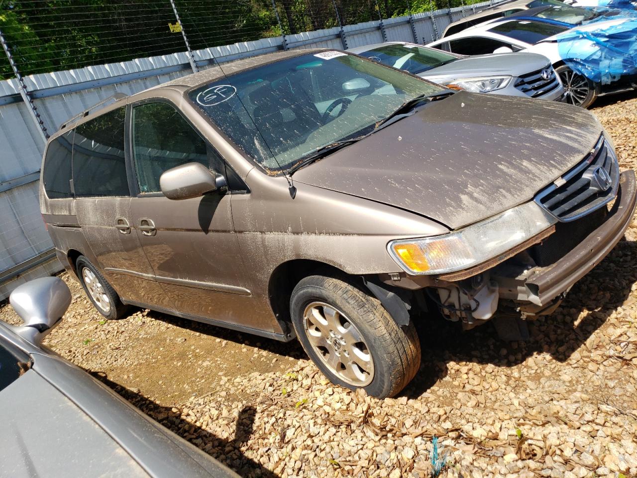 Image 1 of 2003 HONDA ODYSSEY EXL 2003 with VIN 5FNRL18943B054463