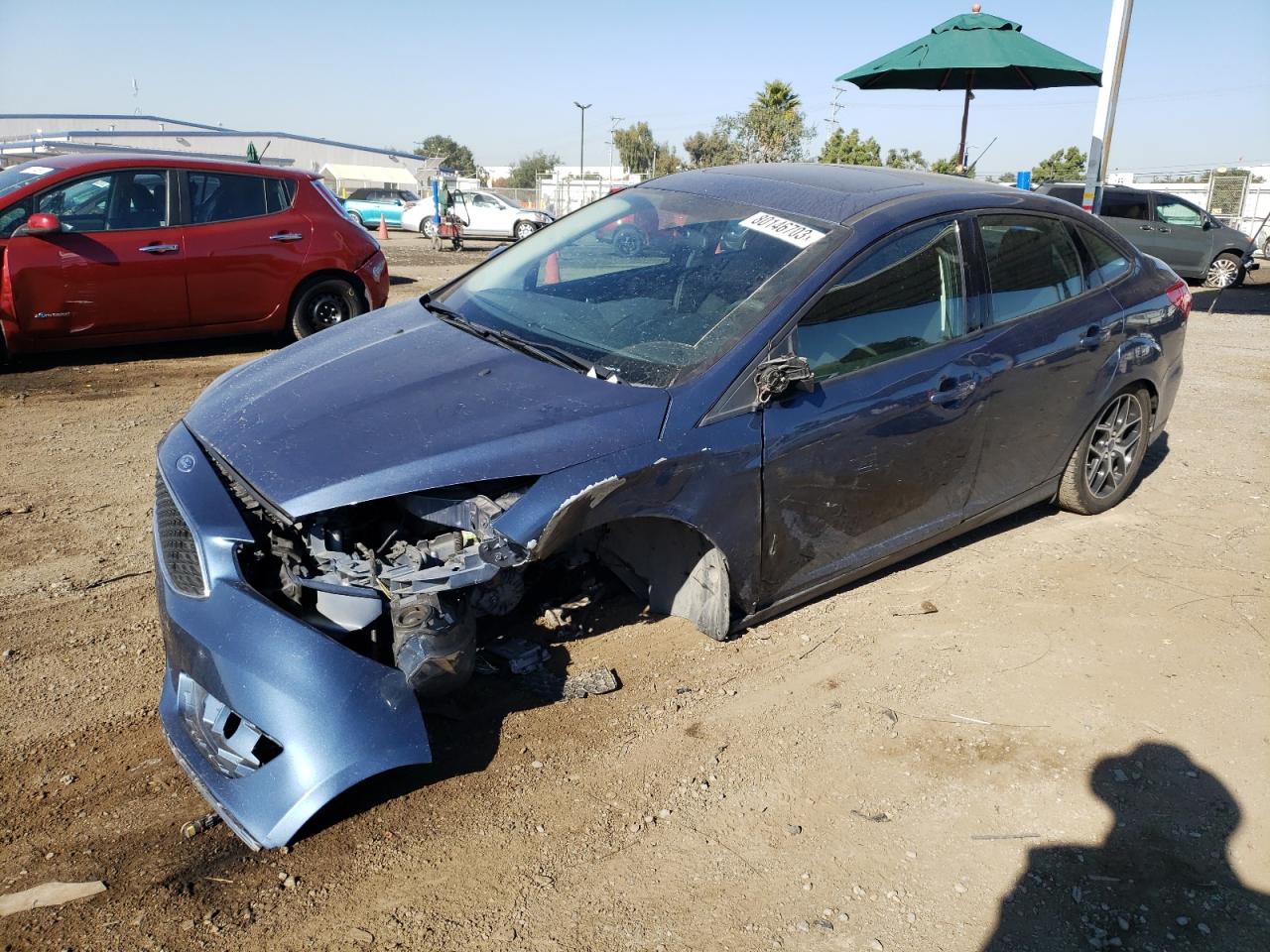 Image 1 of 2018 FORD FOCUS SEL 2018 with VIN 1FADP3H29JL244711