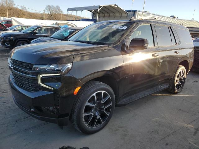 Image 1 of 2022 CHEVROLET TAHOE C1500 RST 2022 with VIN 1GNSCRKD9NR246611