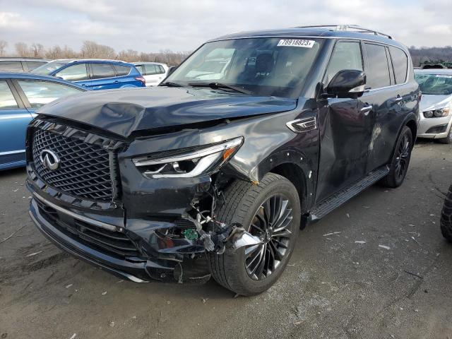Image 1 of 2021 INFINITI QX80 LUXE 2021 with VIN JN8AZ2AE6M9273398