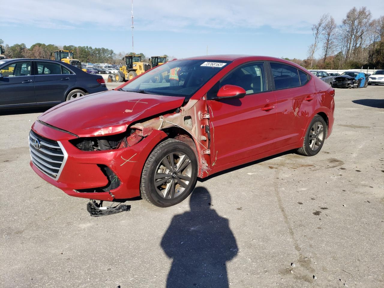 Image 1 of 2018 HYUNDAI ELANTRA SEL 2018 with VIN 5NPD84LF5JH232583