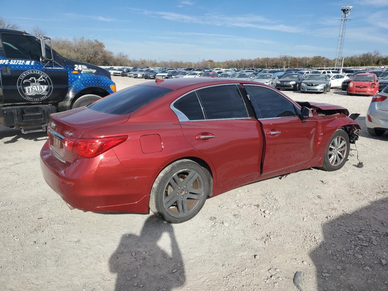 Image 3 of 2015 INFINITI Q50 BASE 2015 with VIN JN1BV7APXFM340047