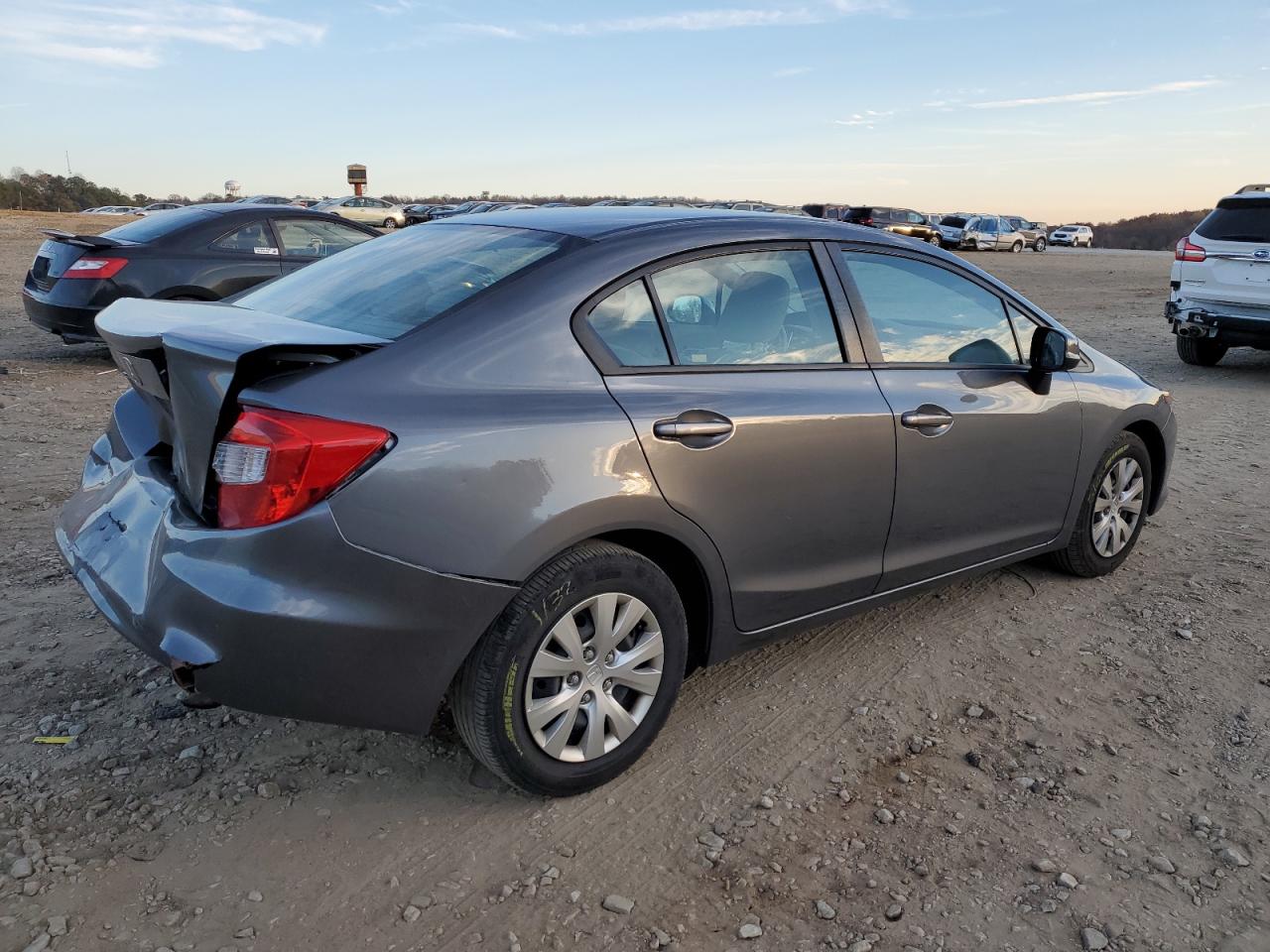 Image 3 of 2012 HONDA CIVIC LX 2012 with VIN 19XFB2F58CE100703