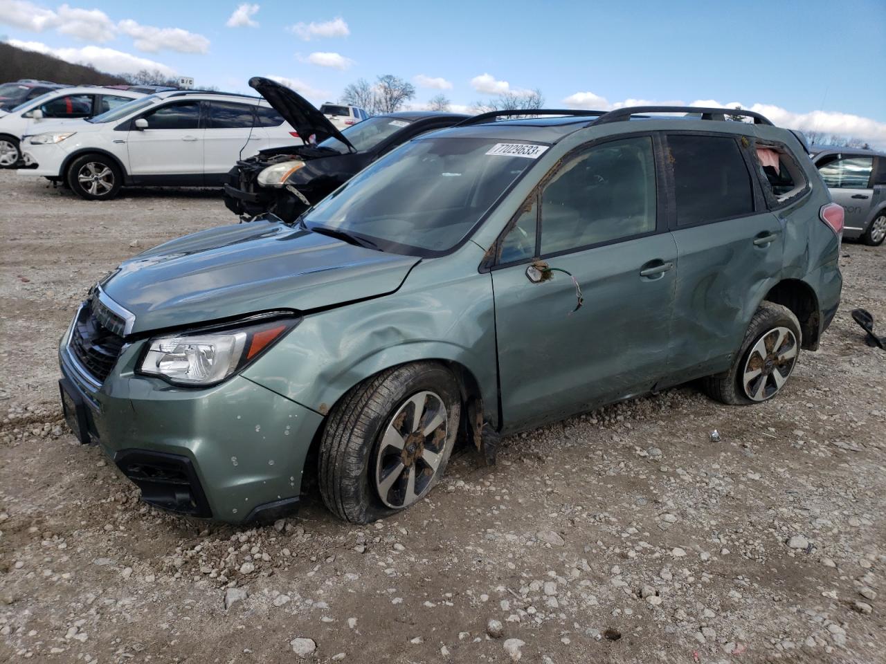 Image 1 of 2018 SUBARU FORESTER 2.5I PREMIUM 2018 with VIN JF2SJAEC3JH593453