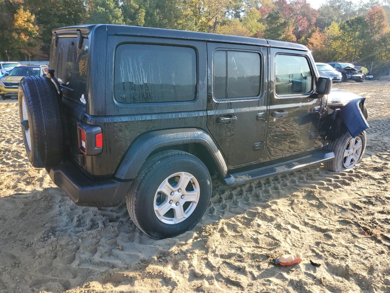 Изображение 3 2022 JEEP WRANGLER UNLIMITED SPORT 2022 с VIN 1C4HJXDG9NW175741