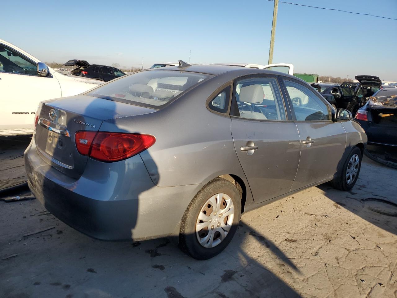 Image 3 of 2010 HYUNDAI ELANTRA BLUE 2010 with VIN KMHDU4ADXAU082484
