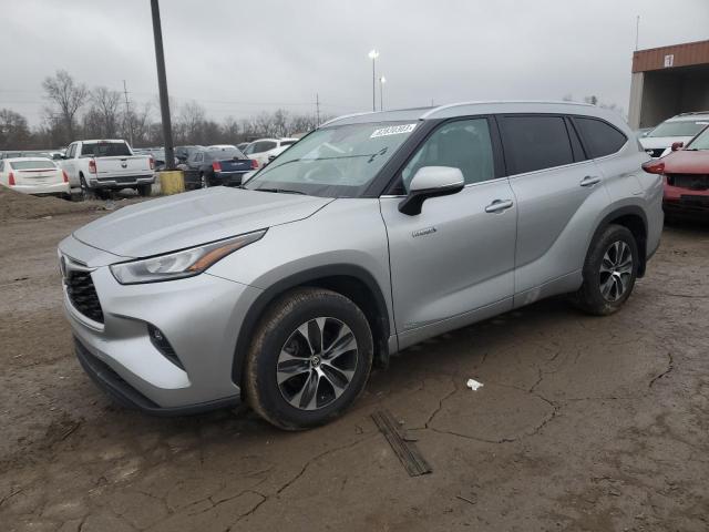 Image 1 of 2020 TOYOTA HIGHLANDER HYBRID XLE 2020 with VIN 5TDHBRCH2LS513982