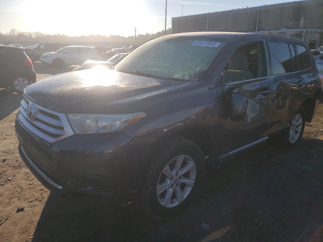 Image 1 of 2013 TOYOTA HIGHLANDER BASE 2013 with VIN 5TDBK3EH9DS183887