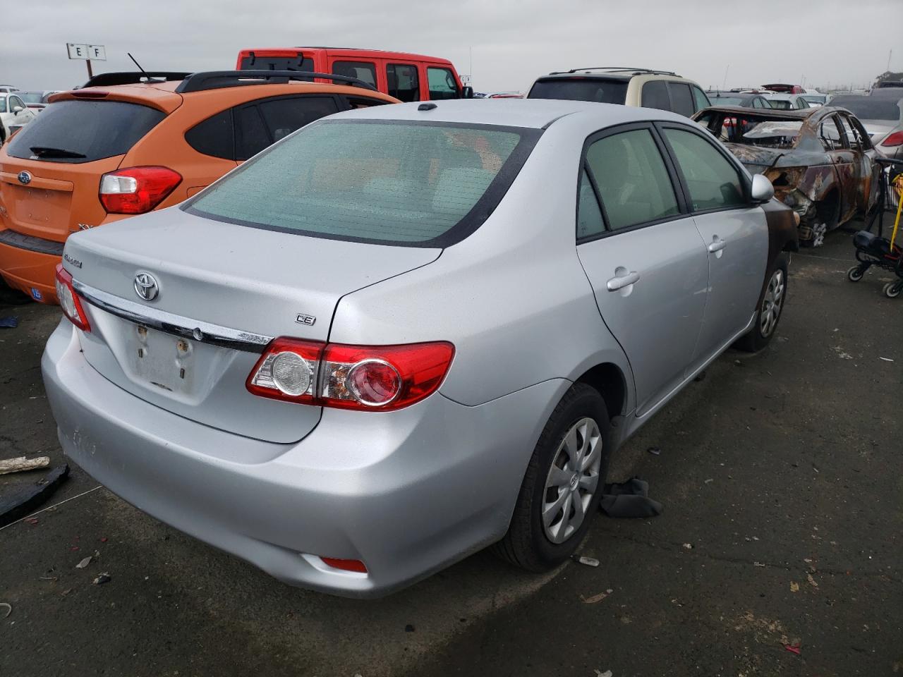 Image 3 of 2011 TOYOTA COROLLA BASE 2011 with VIN JTDBU4EE7B9166751