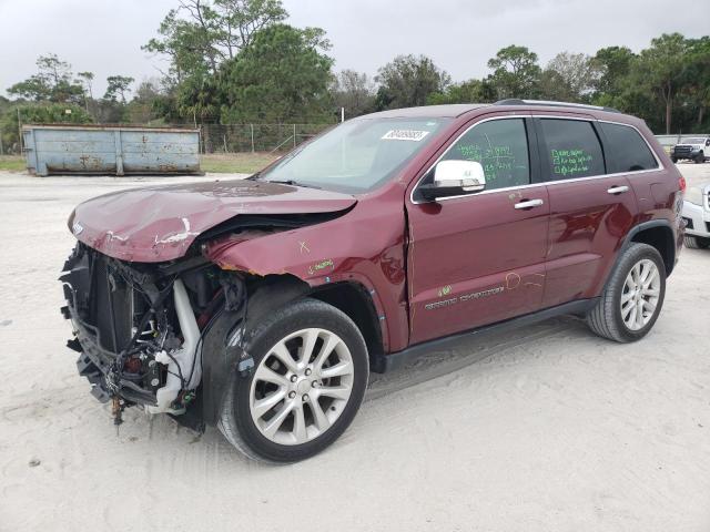 Image 1 of 2017 JEEP GRAND CHEROKEE LIMITED 2017 with VIN 1C4RJEBG4HC731925