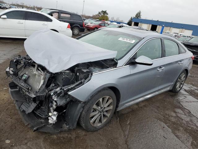 Image 1 of 2017 HYUNDAI SONATA SPORT 2017 with VIN 5NPE34AF0HH550921