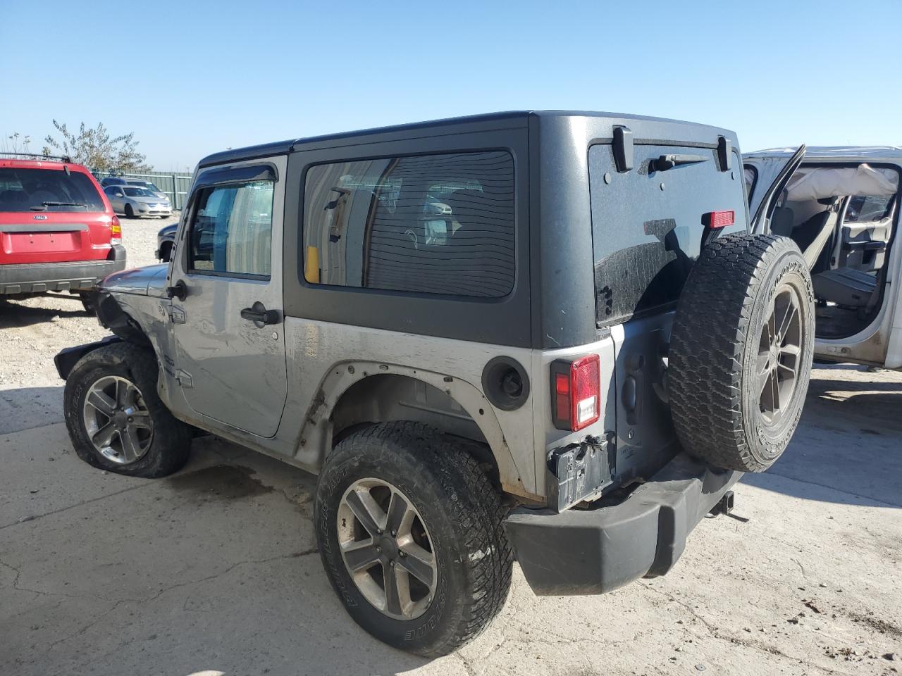 Image 2 of 2015 JEEP WRANGLER SPORT 2015 with VIN 1C4AJWAG1FL544238