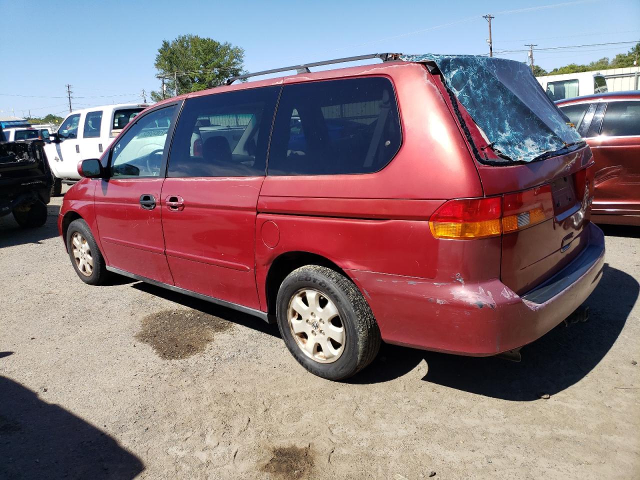 Изображение 2 2003 HONDA ODYSSEY EXL 2003 с VIN 5FNRL18093B004708