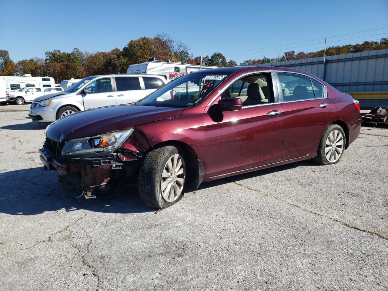 Obraz 1 z 2014 HONDA ACCORD EX 2014 z VIN 1HGCR2F71EA166758