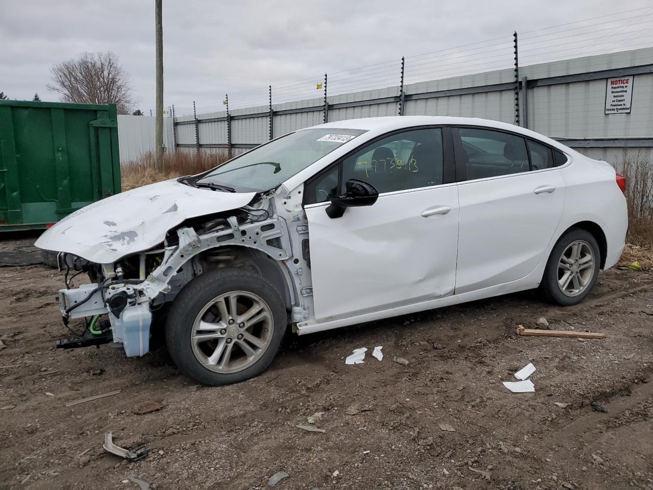 Изображение 1 2016 CHEVROLET CRUZE LT 2016 с VIN 1G1BE5SMXG7287512