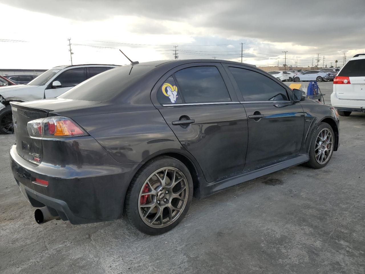 Image 3 of 2015 MITSUBISHI LANCER EVOLUTION MR 2015 with VIN JA32W5FV1FU013248