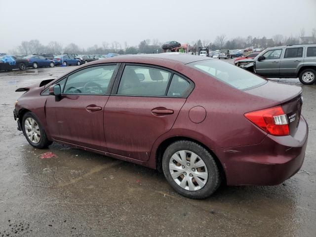 Image 2 of 2012 HONDA CIVIC LX 2012 with VIN 19XFB2F52CE360952