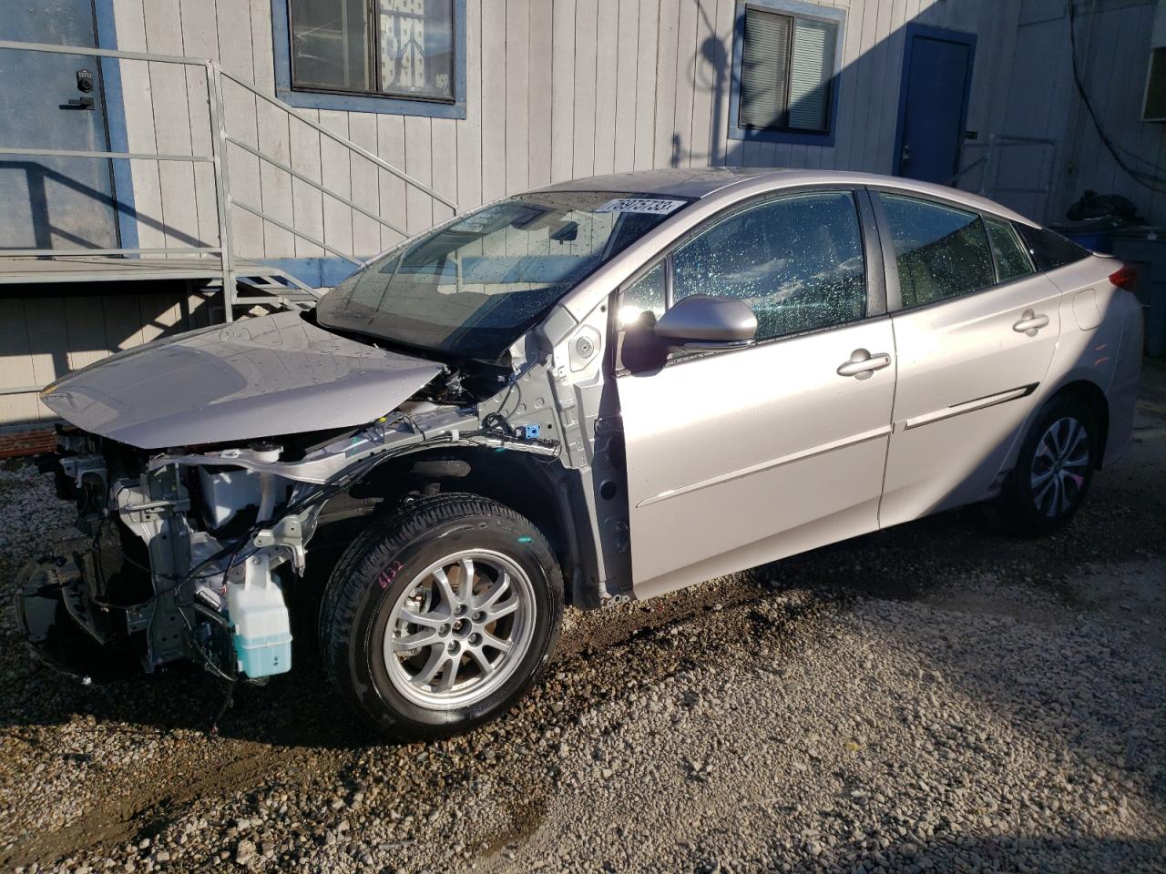 Image 1 of 2021 TOYOTA PRIUS PRIME LE 2021 with VIN JTDKAMFPXM3167858