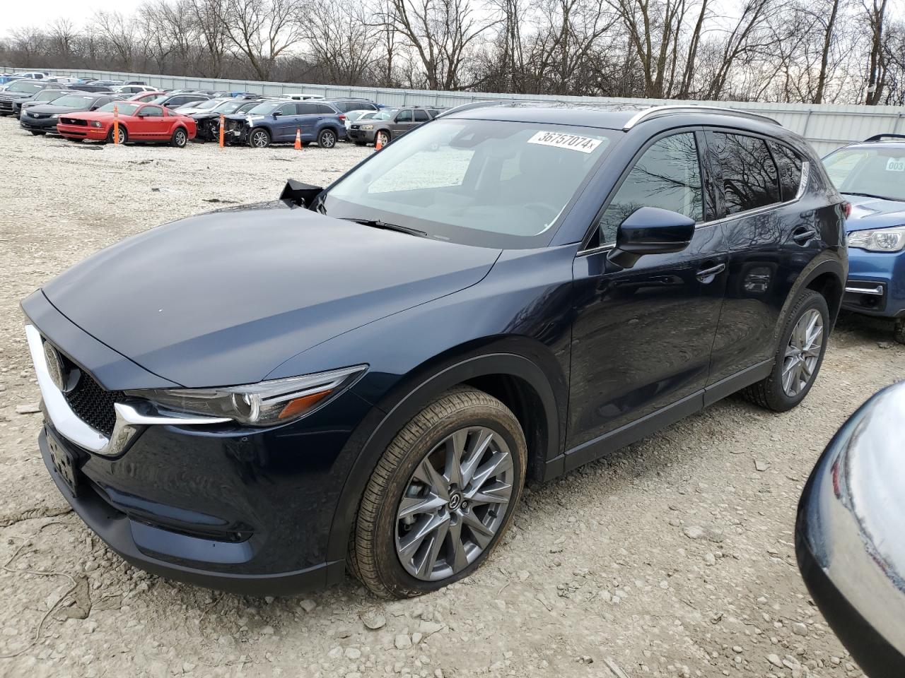 Image 1 of 2021 MAZDA CX-5 GRAND TOURING RESERVE 2021 with VIN JM3KFBAY9M0466398