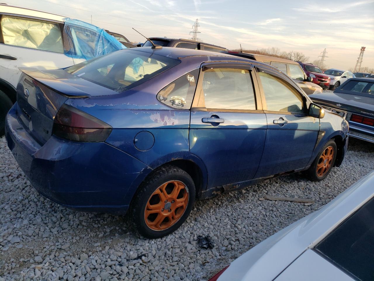 Image 3 of 2008 FORD FOCUS SE 2008 with VIN 1FAHP35NX8W280058