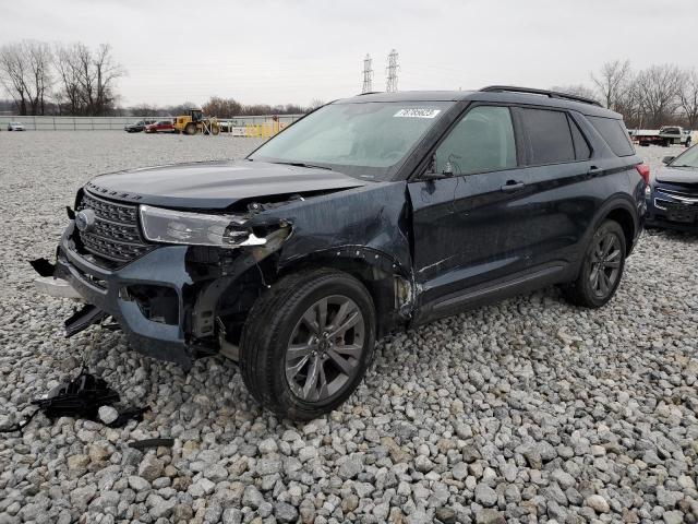 Изображение 1 2022 FORD EXPLORER XLT 2022 с VIN 1FMSK8DH5NGA76132