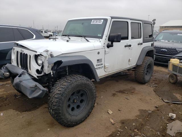 Image 1 of 2017 JEEP WRANGLER UNLIMITED SPORT 2017 with VIN 1C4BJWDG8HL554543