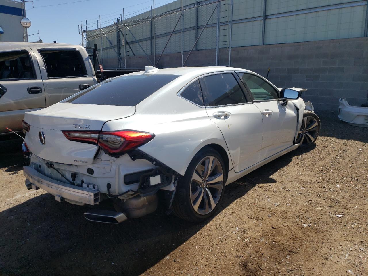 Image 3 of 2021 ACURA TLX ADVANCE 2021 with VIN 19UUB6F60MA000219