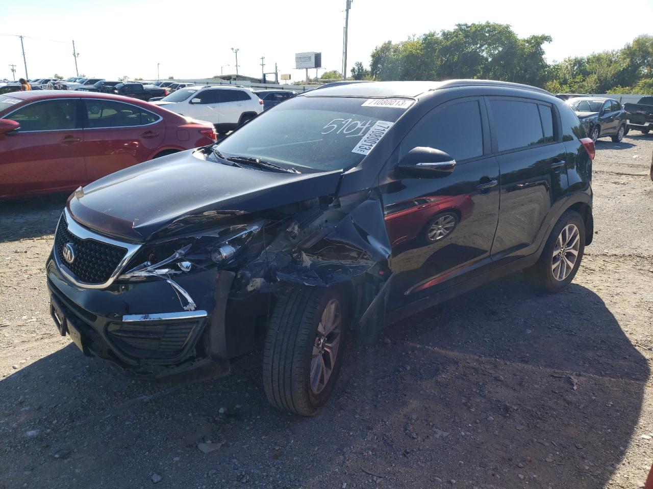 Image 1 of 2014 KIA SPORTAGE BASE 2014 with VIN KNDPB3AC4E7570438