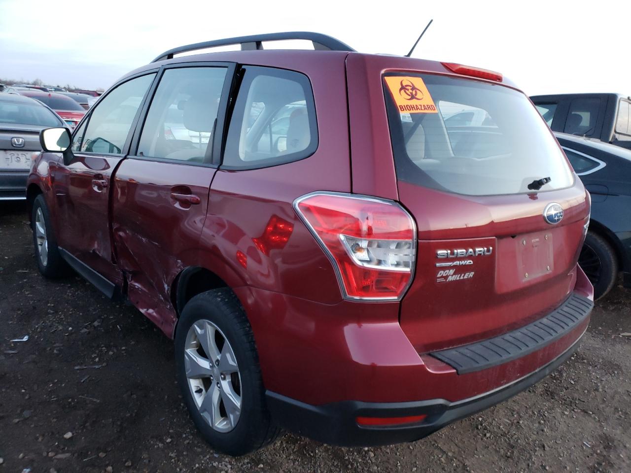 Obraz 2 z 2015 SUBARU FORESTER 2.5I 2015 z VIN JF2SJABC9FH517571