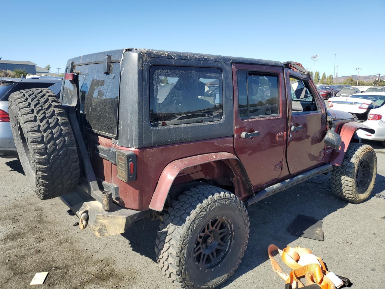 Image 3 of 2007 JEEP WRANGLER SAHARA 2007 with VIN 1J4GA59147L191803