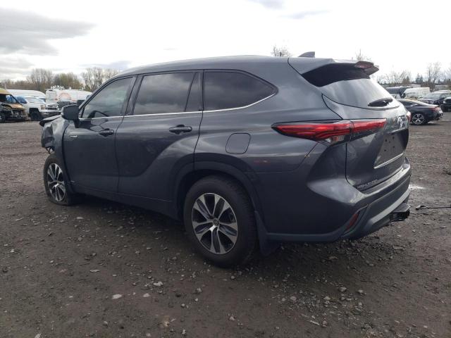 Изображение 2 2020 TOYOTA HIGHLANDER HYBRID XLE 2020 с VIN 5TDHBRCH1LS502438