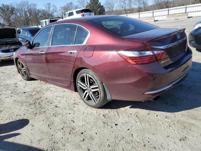 Image 2 of 2016 HONDA ACCORD SPORT 2016 with VIN 1HGCR2F56GA020213