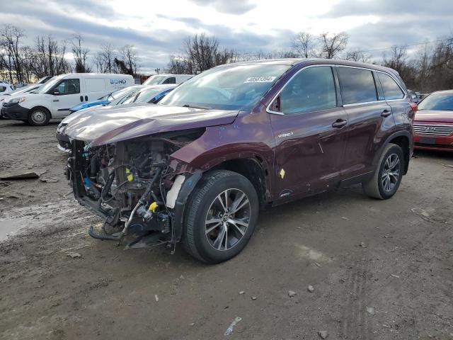 Изображение 1 2019 TOYOTA HIGHLANDER HYBRID 2019 с VIN 5TDBGRFH5KS063939
