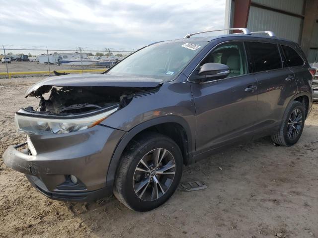 Image 1 of 2016 TOYOTA HIGHLANDER XLE 2016 with VIN 5TDKKRFH0GS157054
