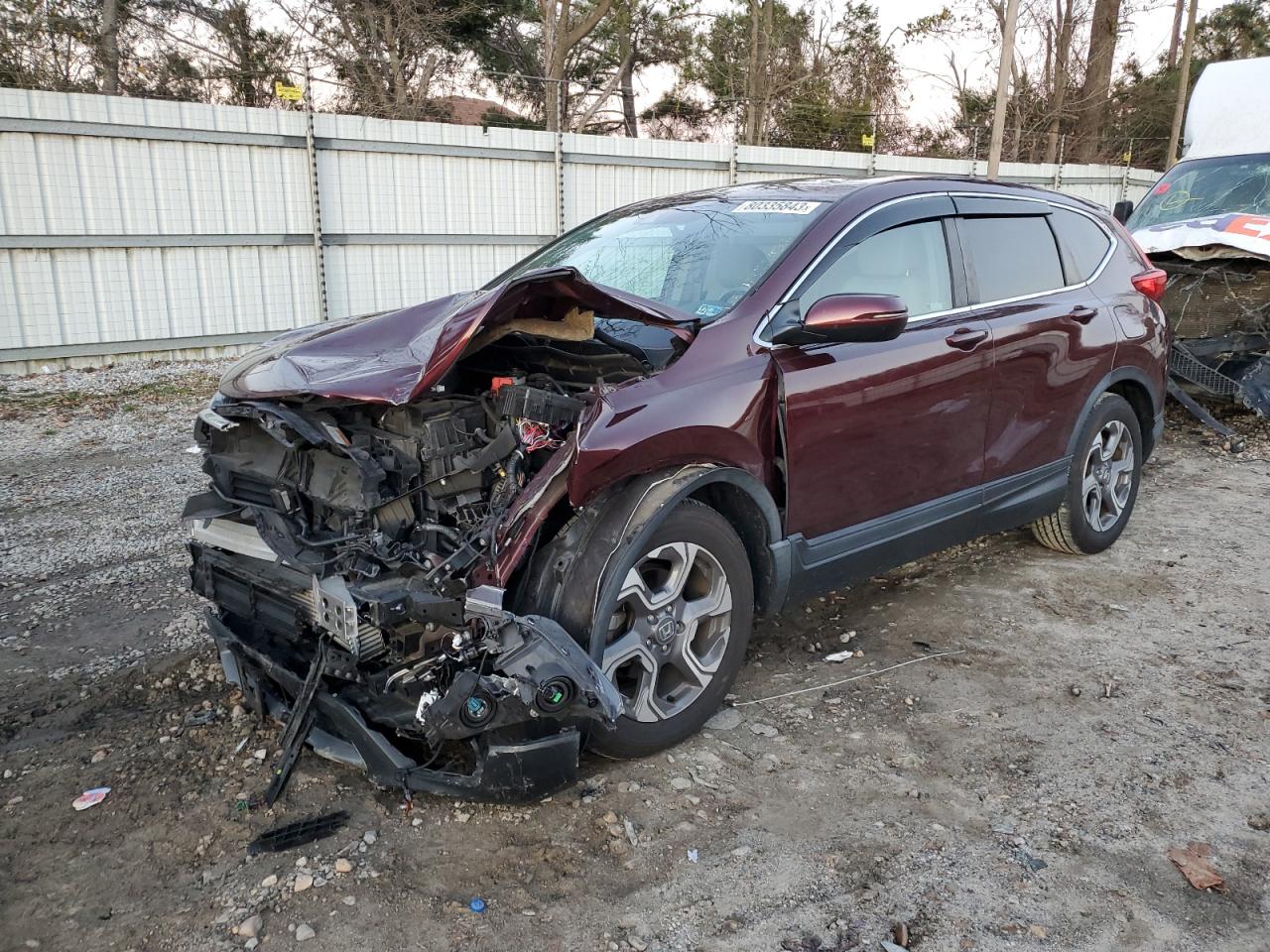 Изображение 1 2018 HONDA CR-V EXL 2018 с VIN 7FARW1H81JE055294