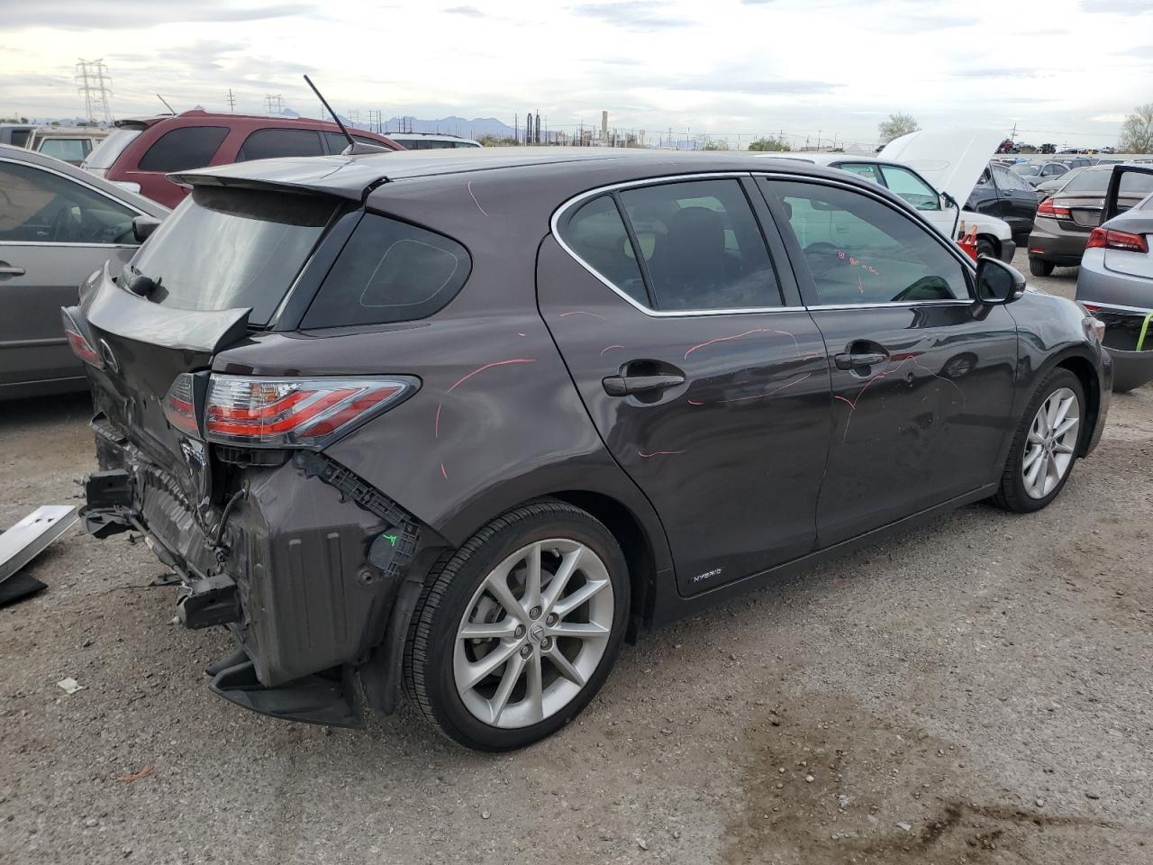 Image 3 of 2012 LEXUS CT 200 2012 with VIN JTHKD5BH4C2102521