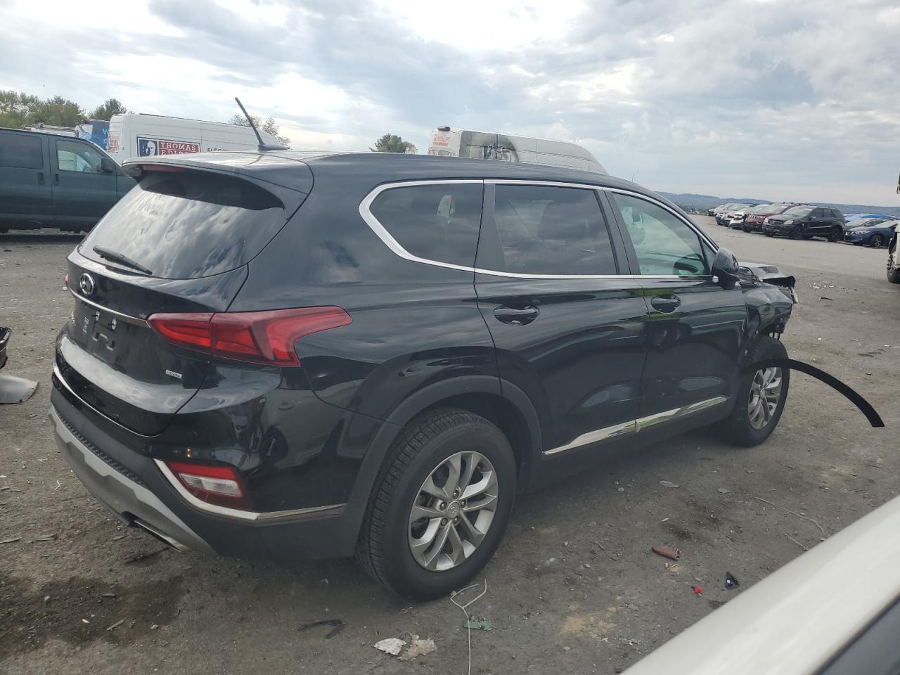 Image 3 of 2019 HYUNDAI SANTA FE SE 2019 with VIN 5NMS2CAD7KH071480