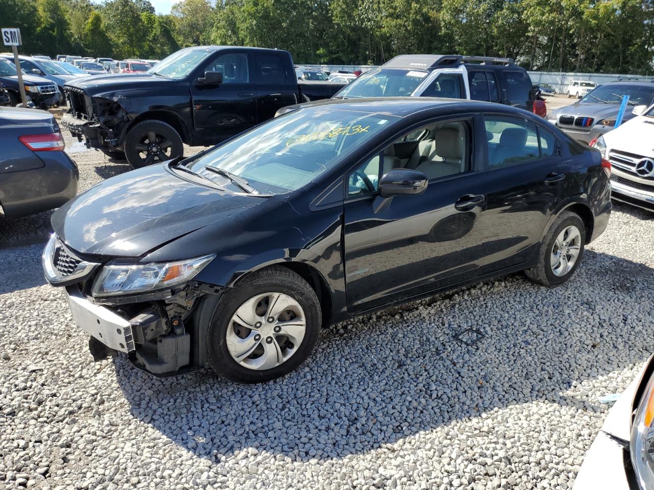 Изображение 1 2014 HONDA CIVIC LX 2014 с VIN 2HGFB2F58EH544690