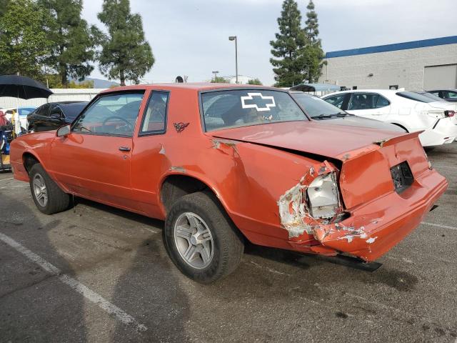Image 2 of 1987 CHEVROLET MONTE CARLO  1987 with VIN 1G1GZ11G0HR108155