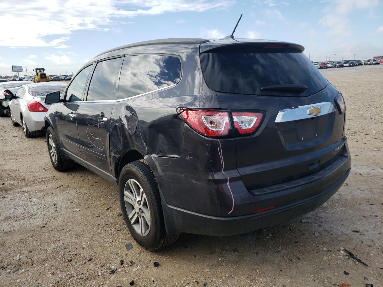 Image 2 of 2015 CHEVROLET TRAVERSE LT 2015 with VIN 1GNKRGKDXFJ270550