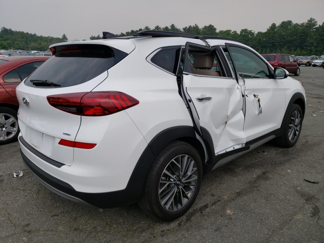 Image 3 of 2021 HYUNDAI TUCSON LIMITED 2021 with VIN KM8J3CAL0MU390825