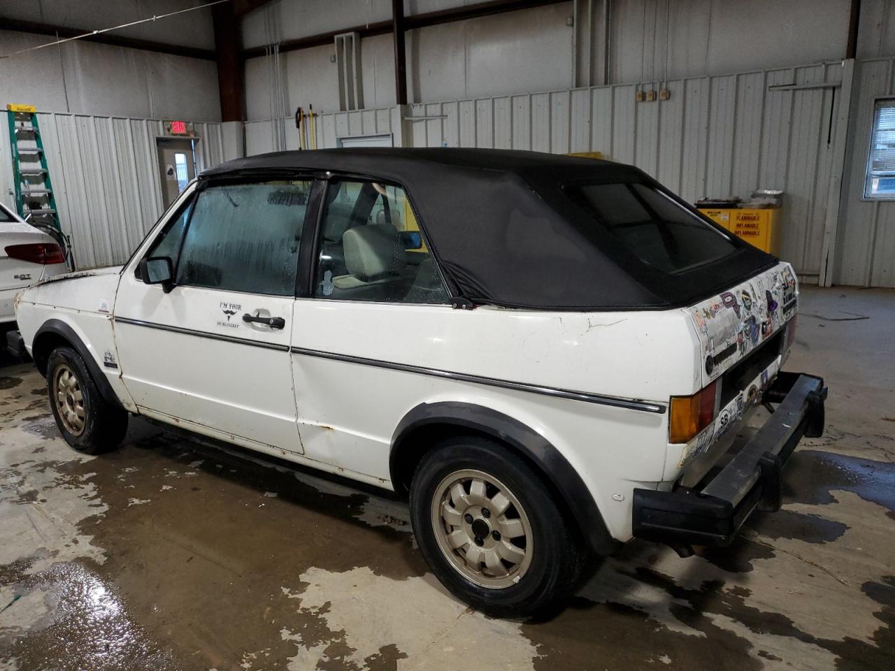 Image 2 of 1985 VOLKSWAGEN GOLF CABRIOLET DLX 1985 with VIN WVWCA0152FK010496