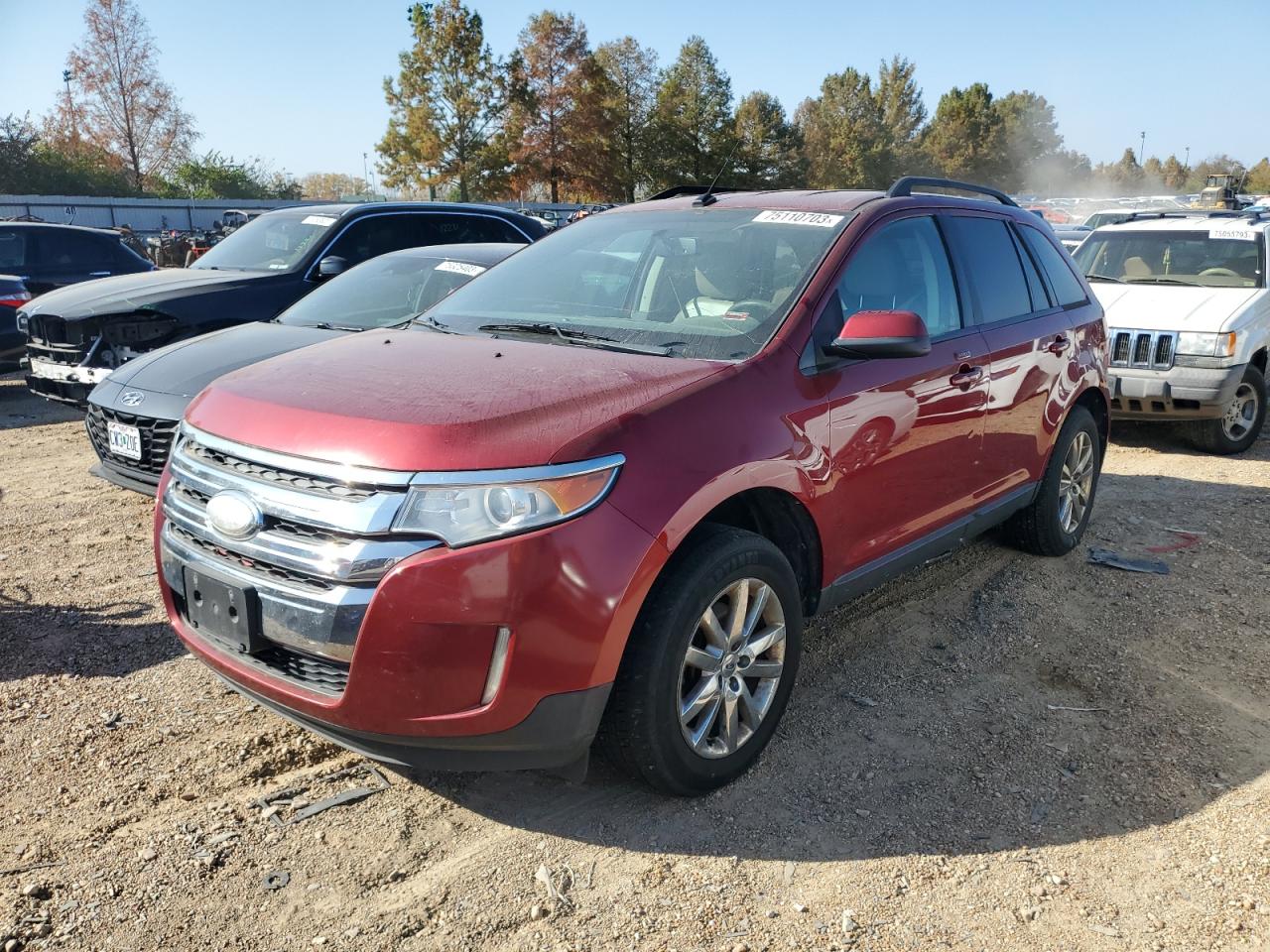 Obraz 1 z 2013 FORD EDGE SEL 2013 z VIN 2FMDK3JC9DBB20532