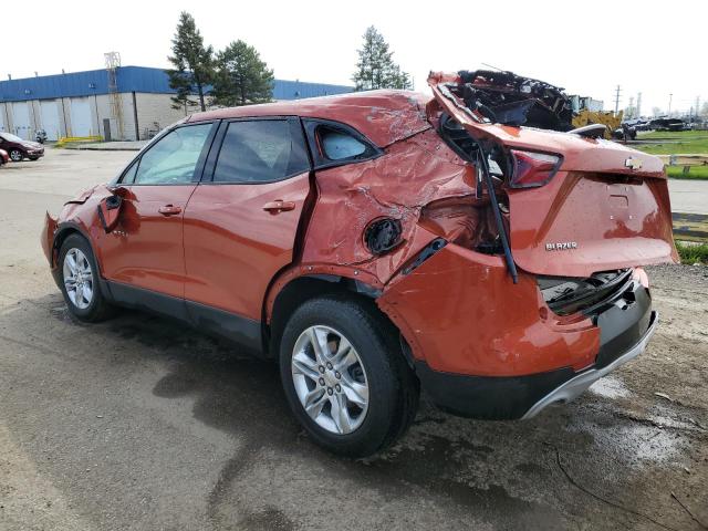 Image 2 of 2021 CHEVROLET BLAZER 2LT 2021 with VIN 3GNKBCR44MS580479