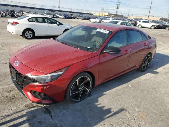 Image 1 of 2021 HYUNDAI ELANTRA N LINE 2021 with VIN KMHLR4AF6MU152128