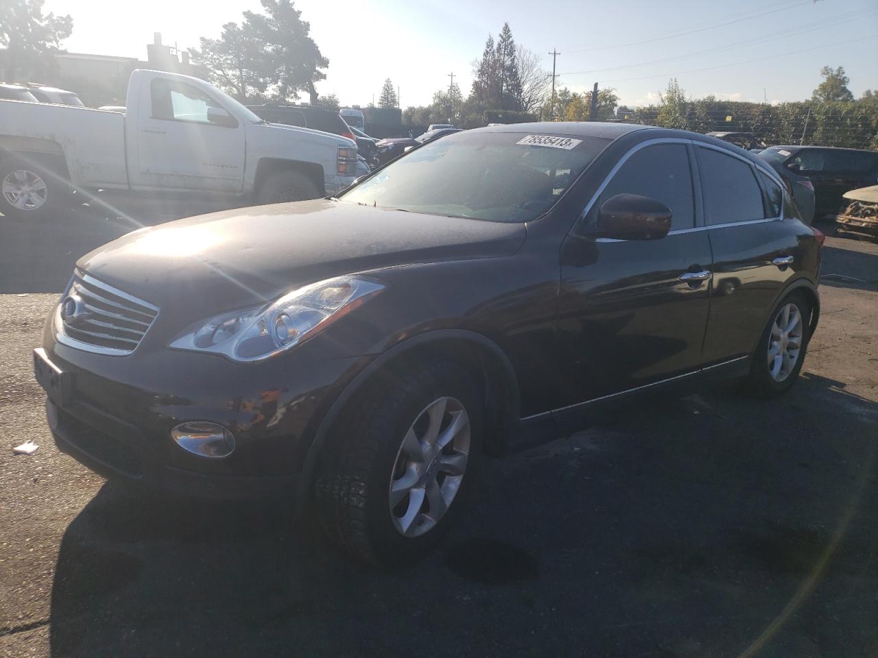 Image 1 of 2010 INFINITI EX35 BASE 2010 with VIN JN1AJ0HR9AM755326
