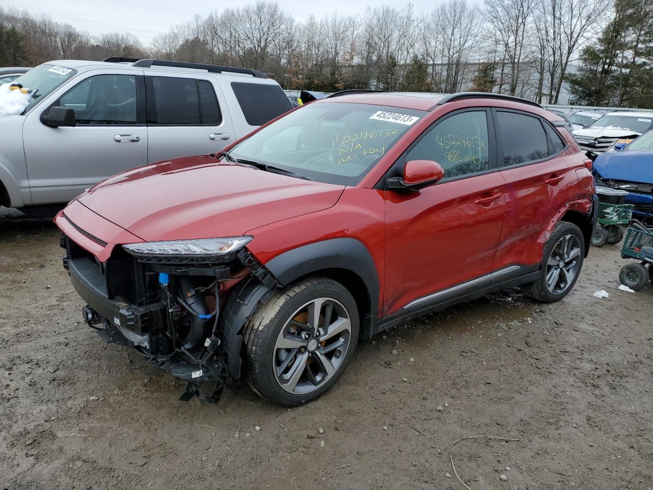 Image 1 of 2020 HYUNDAI KONA ULTIMATE 2020 with VIN KM8K5CA58LU547743
